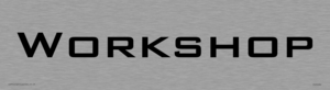 DV5582: Workshop - door sign