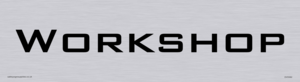 DV5582: Workshop - door sign