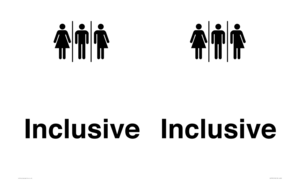 DV5799: Gender Neutral Inclusive Toilet