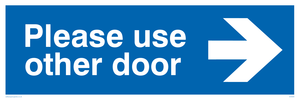 DV5849: Please use other door (Arrow Right)