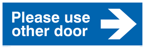 DV5849: Please use other door (Arrow Right)