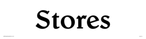 DV712: stores - door sign