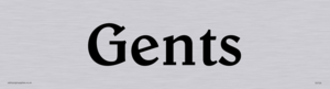 DV725: gents - toilet door sign