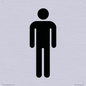 DV747: male toilet symbol only - toilet door sign