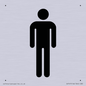 DV747: male toilet symbol only - toilet door sign