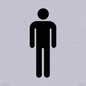 DV747: male toilet symbol only - toilet door sign