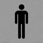 DV747: male toilet symbol only - toilet door sign