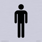 DV747: male toilet symbol only - toilet door sign