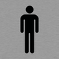 DV747: male toilet symbol only - toilet door sign