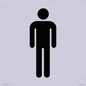 DV747: male toilet symbol only - toilet door sign