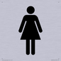 DV748: female toilet symbol only - toilet door sign