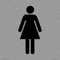 DV748: female toilet symbol only - toilet door sign