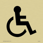 DV749: wheelchair symbol only - door sign