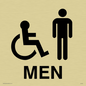 DV750: men - toilet door sign