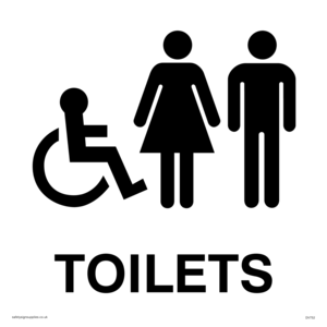 DV752: toilets - door sign