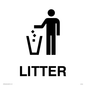 DV754: litter sign