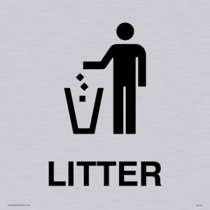 DV754: litter sign
