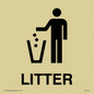 DV754: litter sign