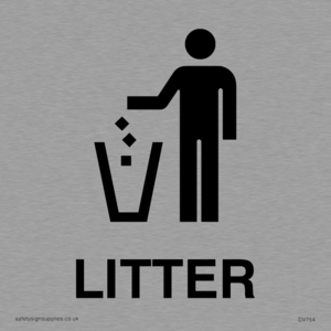 DV754: litter sign