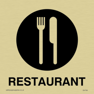 DV756: restaurant sign