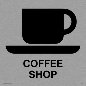 DV758: coffee shop sign