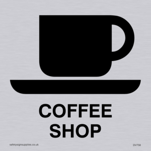 DV758: coffee shop sign