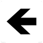 DV759: straight arrow only sign