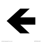 DV759: straight arrow only sign