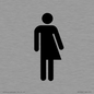 DV7632: Non-gender specific / Gender neutral toilet symbol in positive black