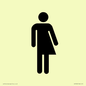DV7632: Non-gender specific / Gender neutral toilet symbol in positive black