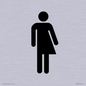 DV7632: Non-gender specific / Gender neutral toilet symbol in positive black