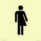 DV7632: Non-gender specific / Gender neutral toilet symbol in positive black