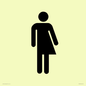 DV7632: Non-gender specific / Gender neutral toilet symbol in positive black