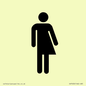 DV7632: Non-gender specific / Gender neutral toilet symbol in positive black