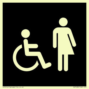 DV7638: Disabled and Non-gender specific in black panel