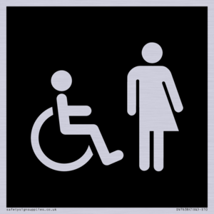 DV7638: Disabled and Non-gender specific in black panel
