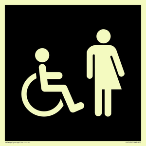 DV7638: Disabled and Non-gender specific in black panel