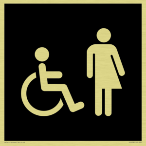 DV7638: Disabled and Non-gender specific in black panel