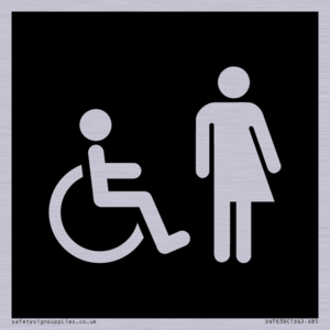 DV7638: Disabled and Non-gender specific in black panel