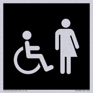DV7638: Disabled and Non-gender specific in black panel