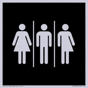 DV7639: Female, Male and Non-gender specific in black panel