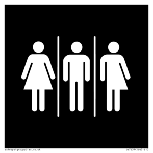 DV7639: Female, Male and Non-gender specific in black panel