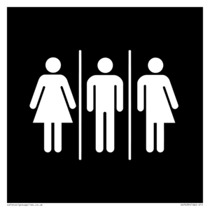 DV7639: Female, Male and Non-gender specific in black panel