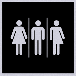 DV7639: Female, Male and Non-gender specific in black panel