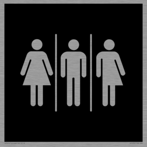 DV7639: Female, Male and Non-gender specific in black panel