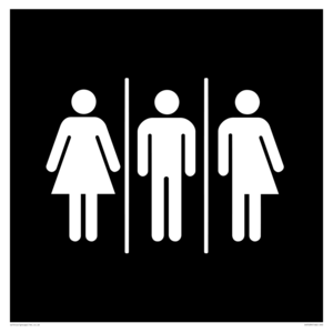 DV7639: Female, Male and Non-gender specific in black panel