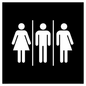 DV7639: Female, Male and Non-gender specific in black panel