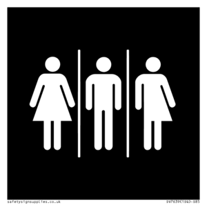 DV7639: Female, Male and Non-gender specific in black panel