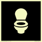 DV7640: WC Toilet in black panel