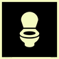 DV7640: WC Toilet in black panel